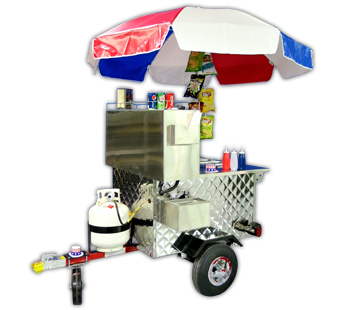 Kiosk Hot Dog Cart