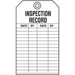 This image shows an inspection card that comes with your cart.