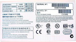 This image shows the serial number that comes standard with your cart!