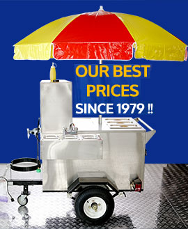 cheapest price hot dog cart